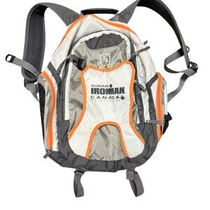 Ironman 35 year anniversary GUC Gray and Orange Technical Backpack